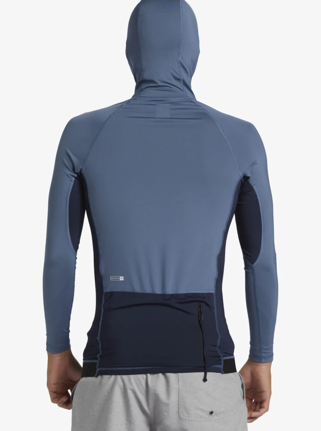 Mens Quiksilver Rashguards|Storm Tripper Hooded Long Sleeve Surf Top