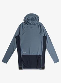 Mens Quiksilver Rashguards|Storm Tripper Hooded Long Sleeve Surf Top