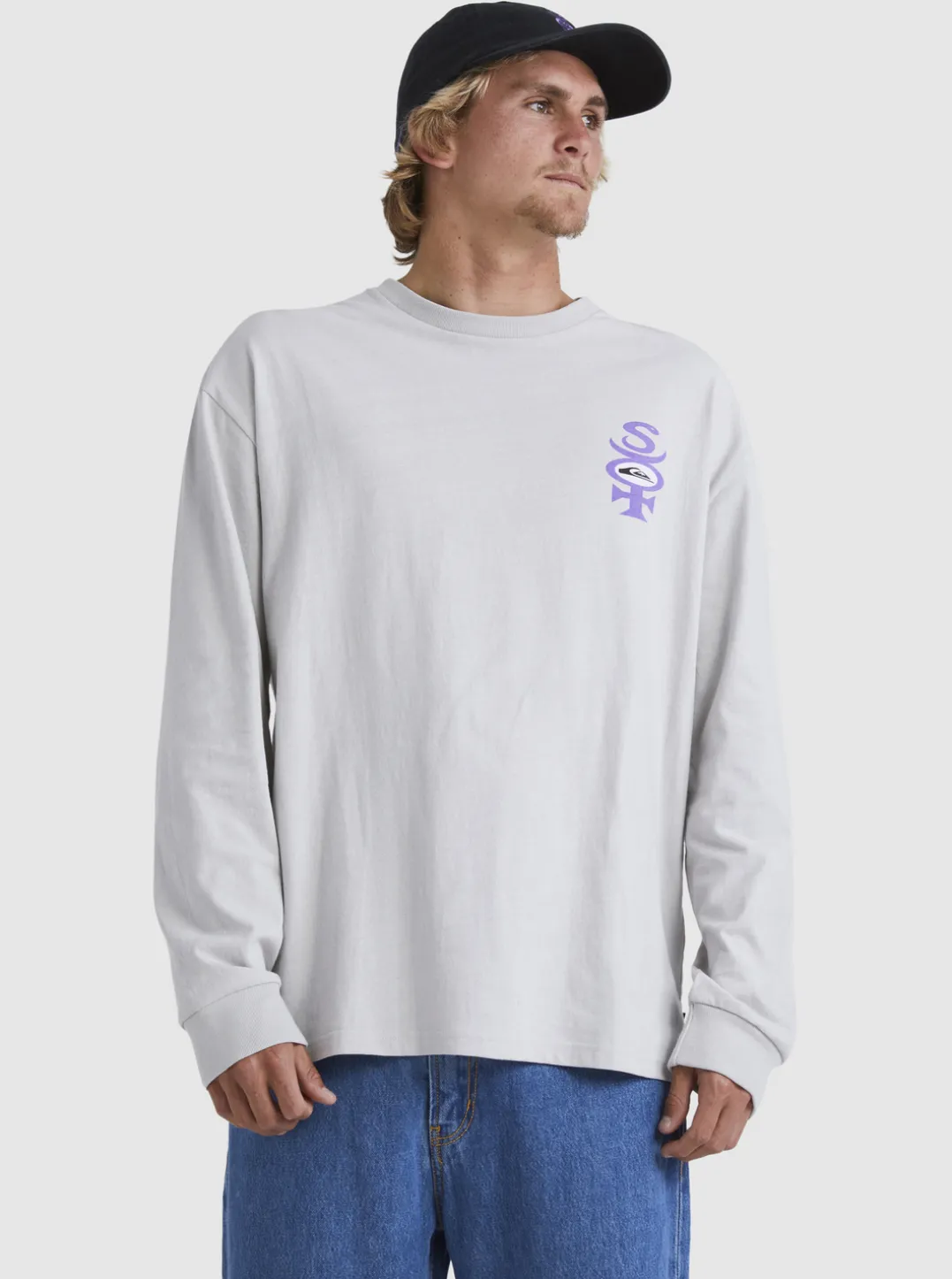 Mens Quiksilver Tees|Stretch Long Sleeve T-Shirt