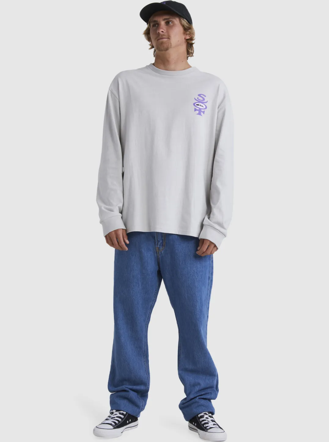 Mens Quiksilver Tees|Stretch Long Sleeve T-Shirt