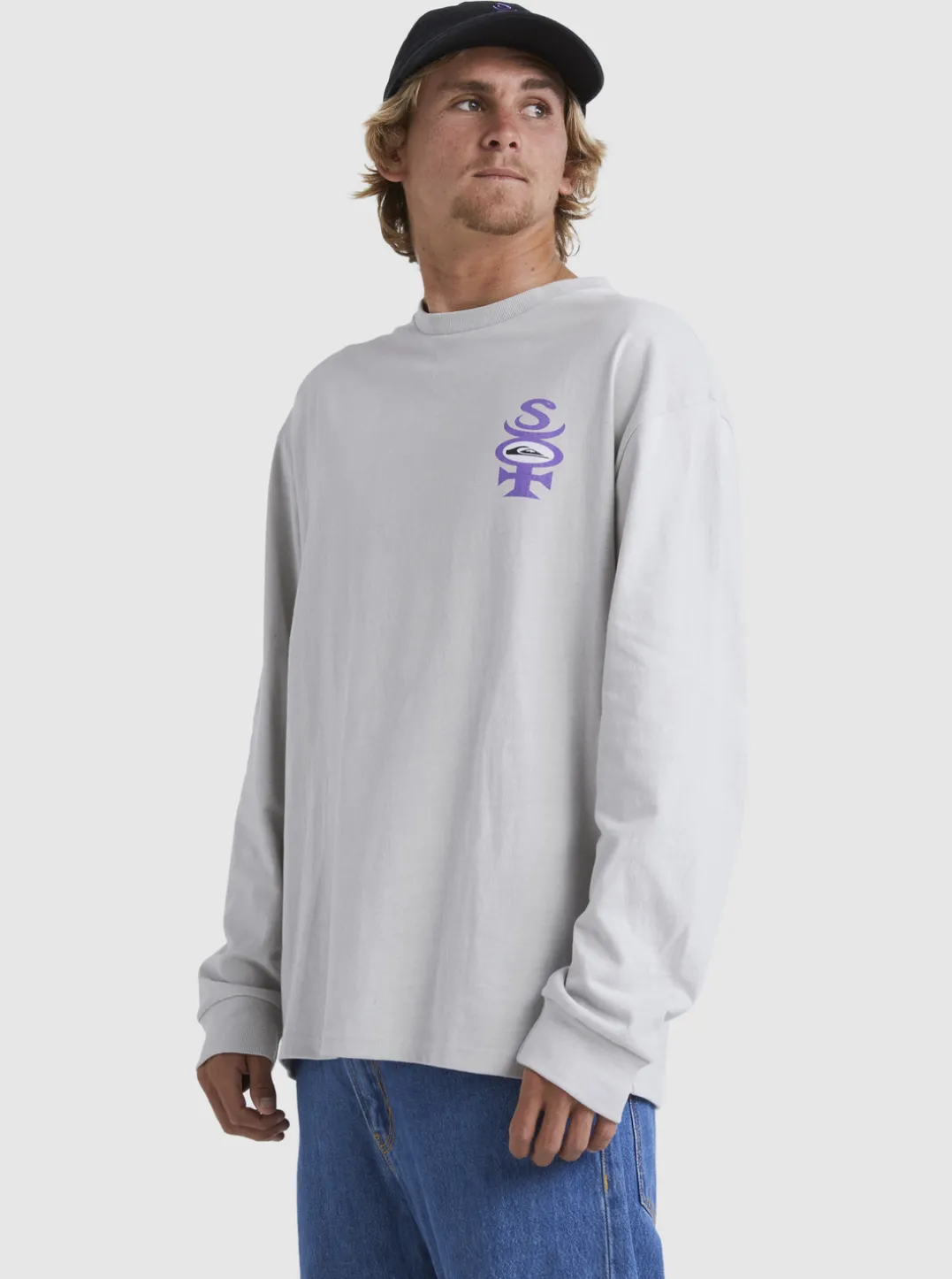 Mens Quiksilver Tees|Stretch Long Sleeve T-Shirt