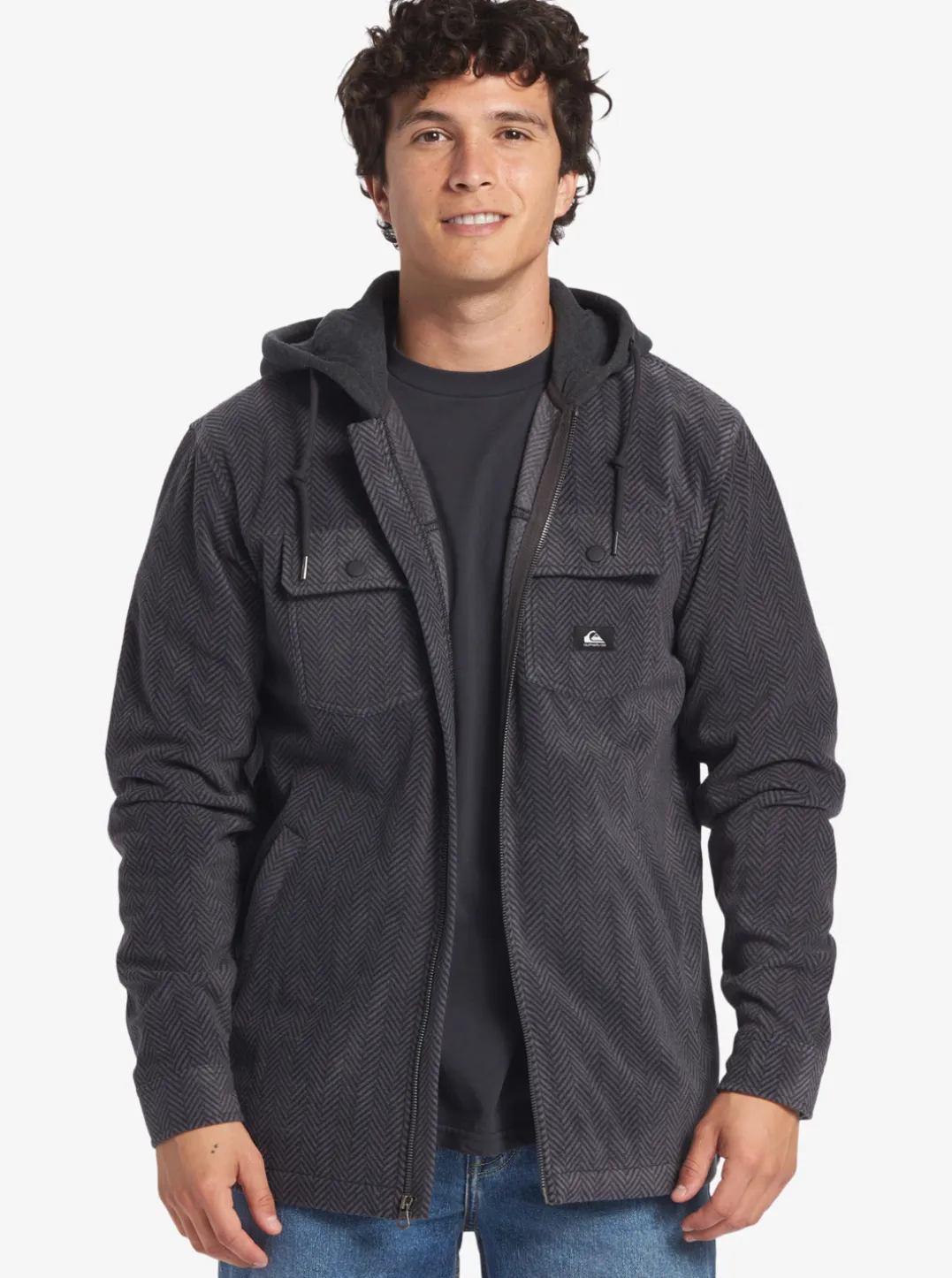 Mens Quiksilver Sweatshirts & Hoodies|Super Swell Zip-Up Hoodie