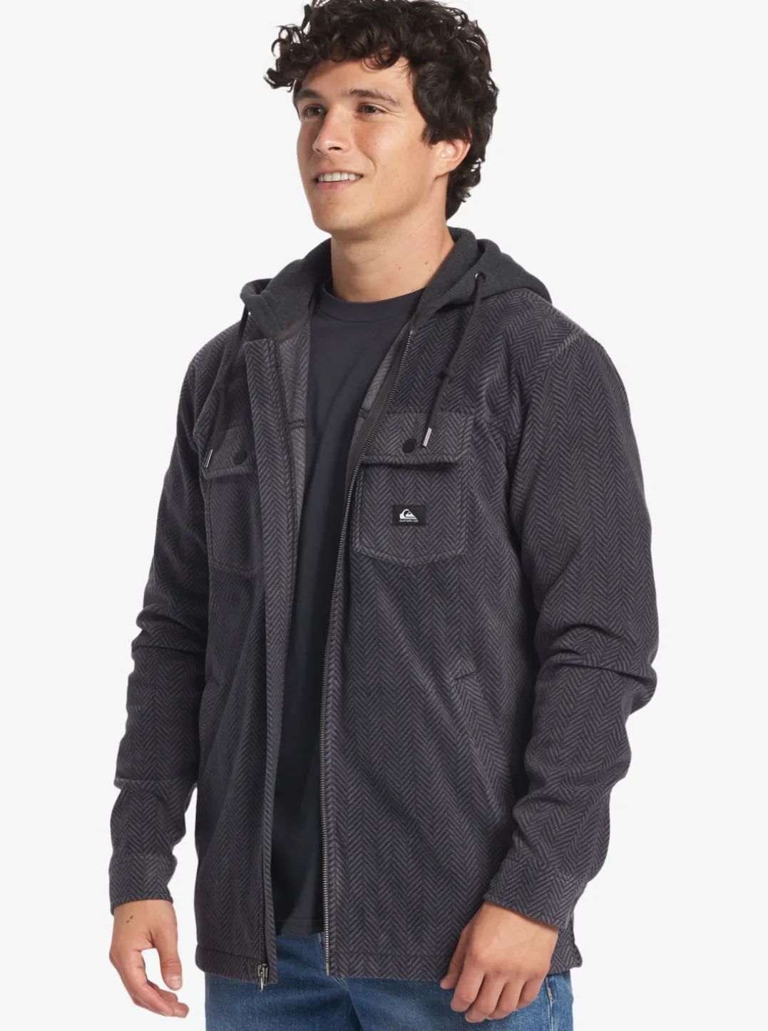Mens Quiksilver Sweatshirts & Hoodies|Super Swell Zip-Up Hoodie