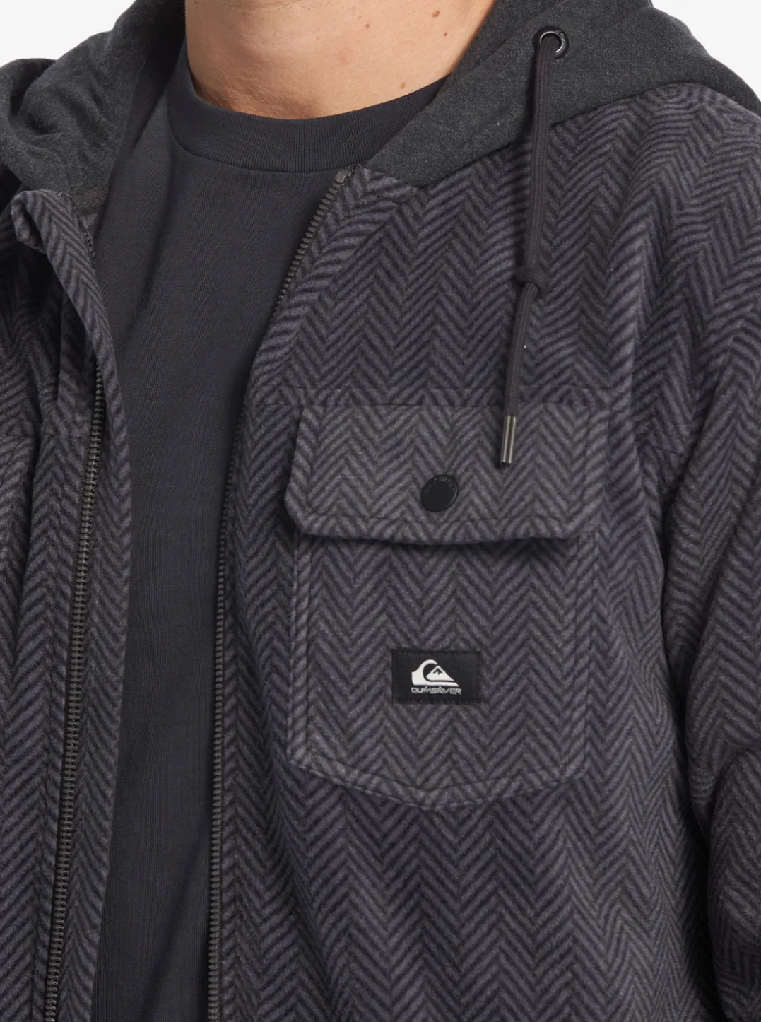 Mens Quiksilver Sweatshirts & Hoodies|Super Swell Zip-Up Hoodie