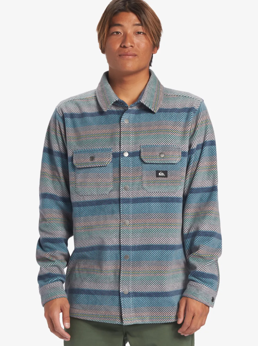 Mens Quiksilver Shirts & Polos|Surf Days Long Sleeve Fleece Shirt