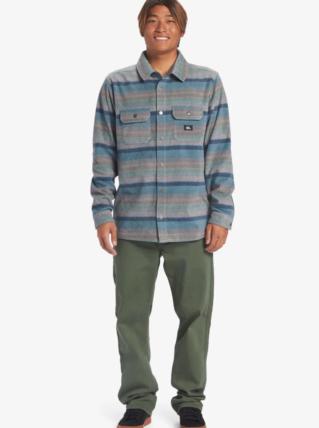 Mens Quiksilver Shirts & Polos|Surf Days Long Sleeve Fleece Shirt