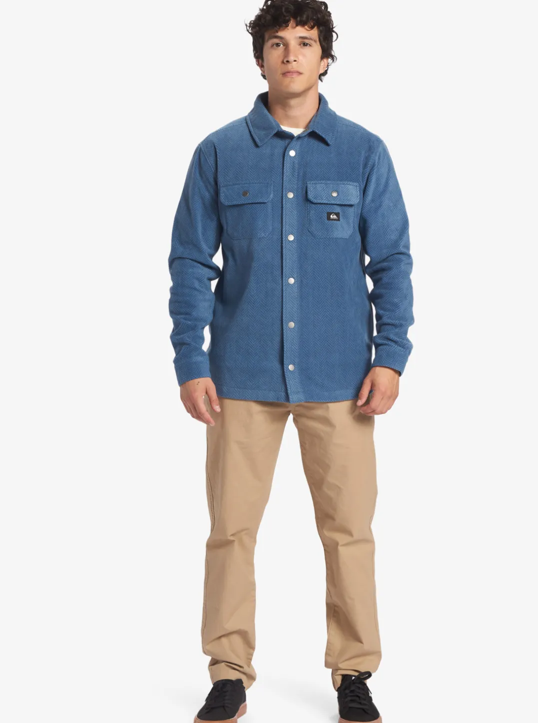 Mens Quiksilver Shirts & Polos|Surf Days Long Sleeve Fleece Shirt
