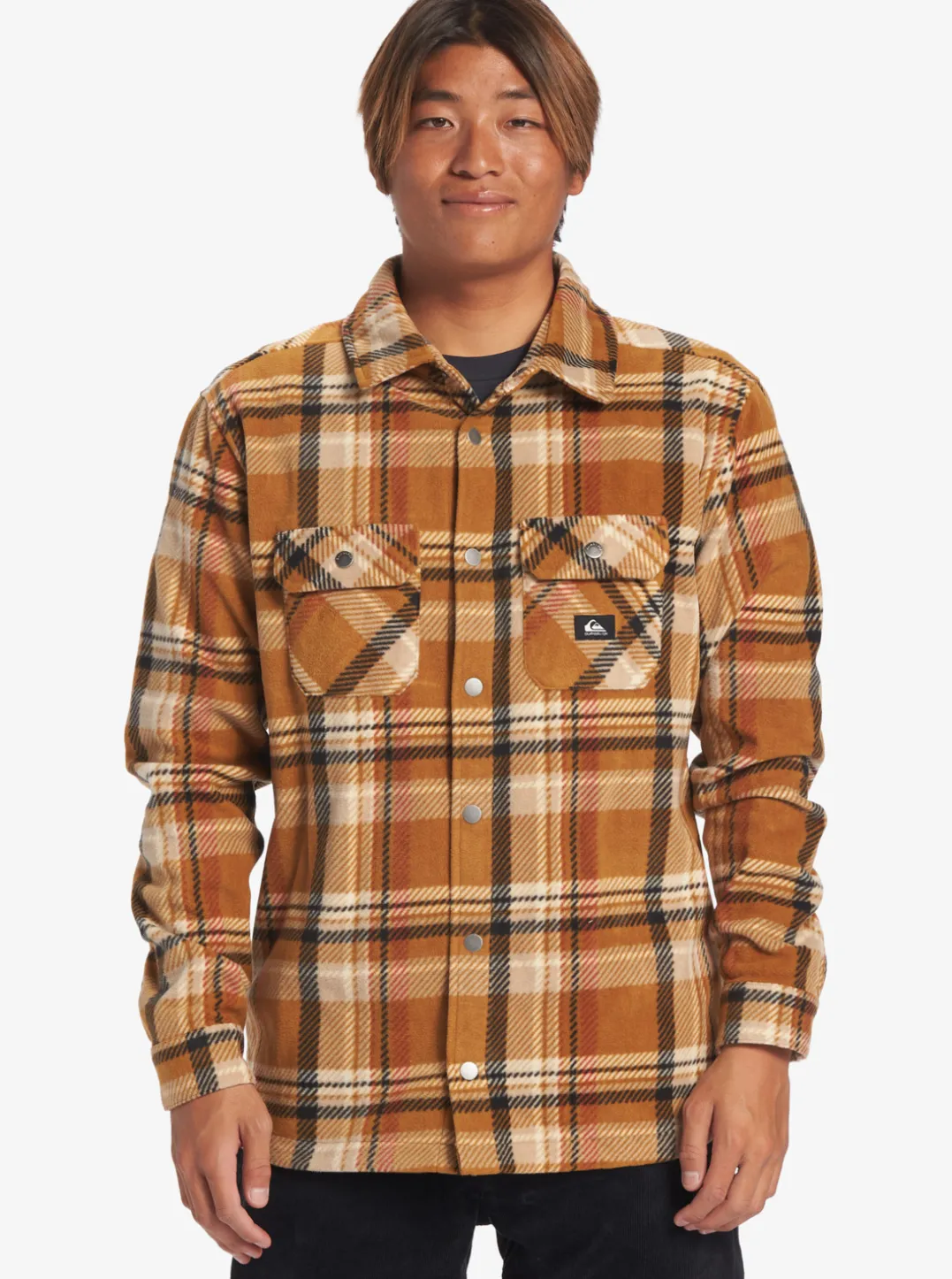 Mens Quiksilver Shirts & Polos|Surf Days Long Sleeve Fleece Shirt
