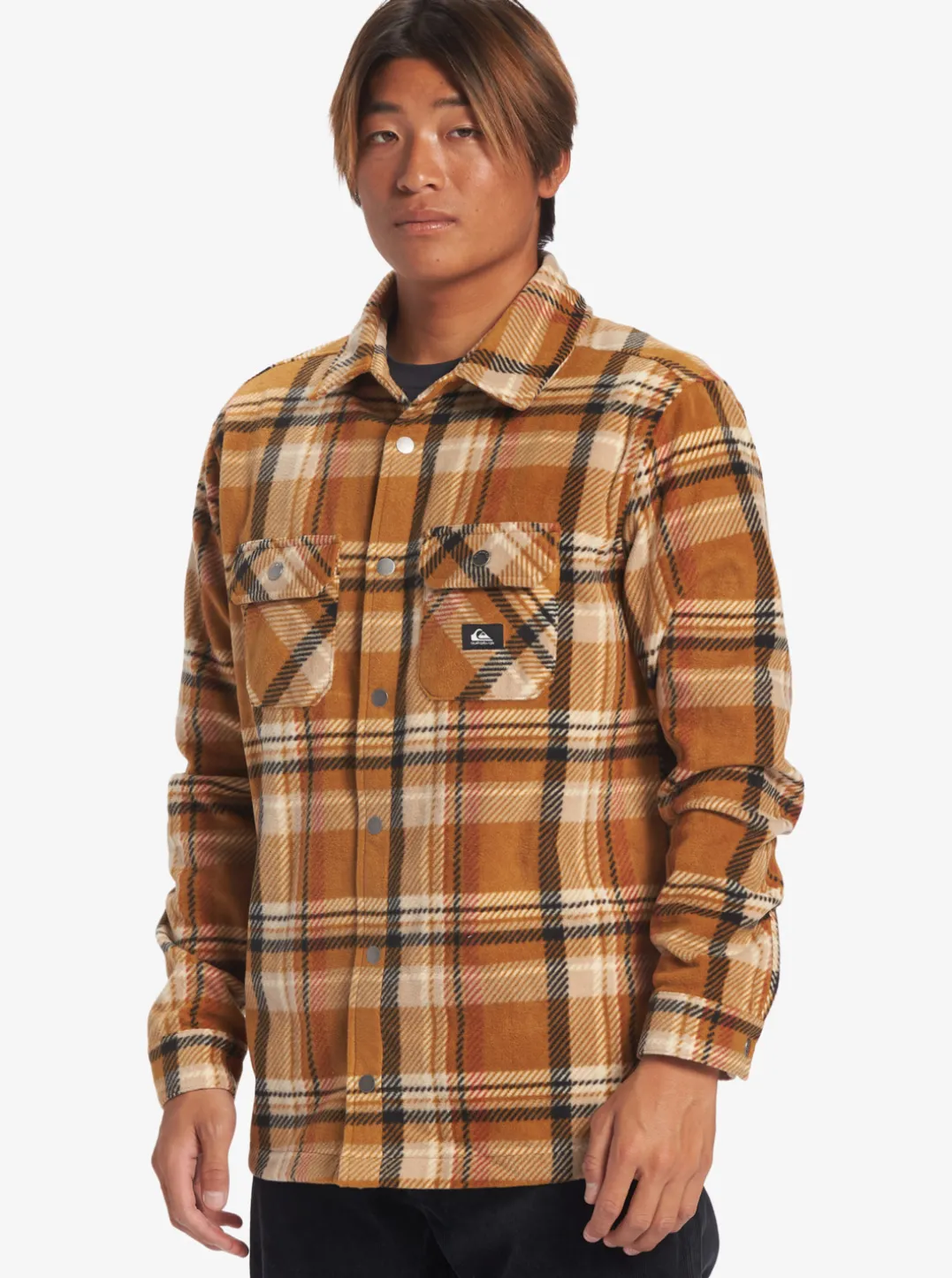 Mens Quiksilver Shirts & Polos|Surf Days Long Sleeve Fleece Shirt