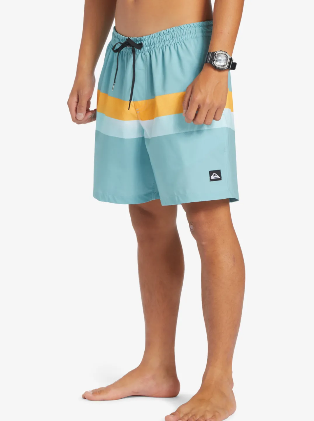 Mens Quiksilver Elastic Waist|Surfsilk Air-Brush 17" Volleys For Men