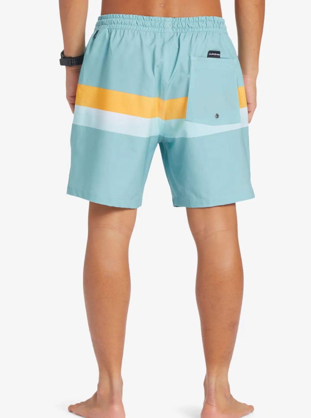Mens Quiksilver Elastic Waist|Surfsilk Air-Brush 17" Volleys For Men