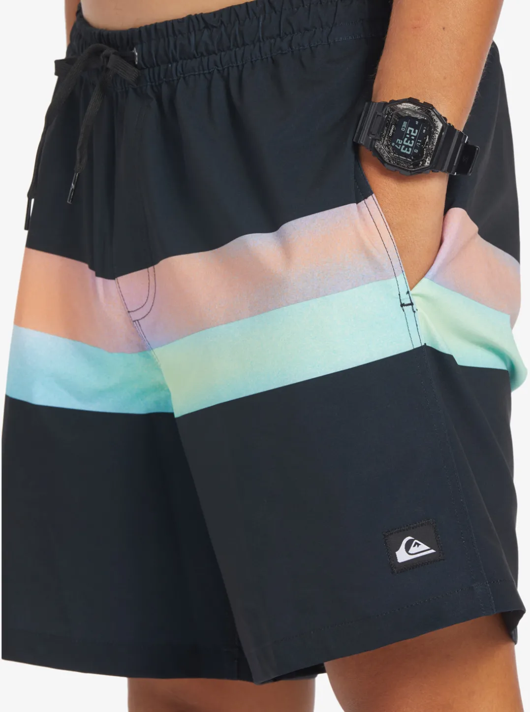 Mens Quiksilver Elastic Waist|Surfsilk Air-Brush 17" Volleys For Men
