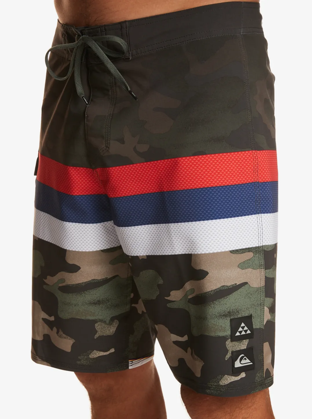 Mens Quiksilver Boardshorts|Surfsilk Hawaii Stripe 20" Boardshorts