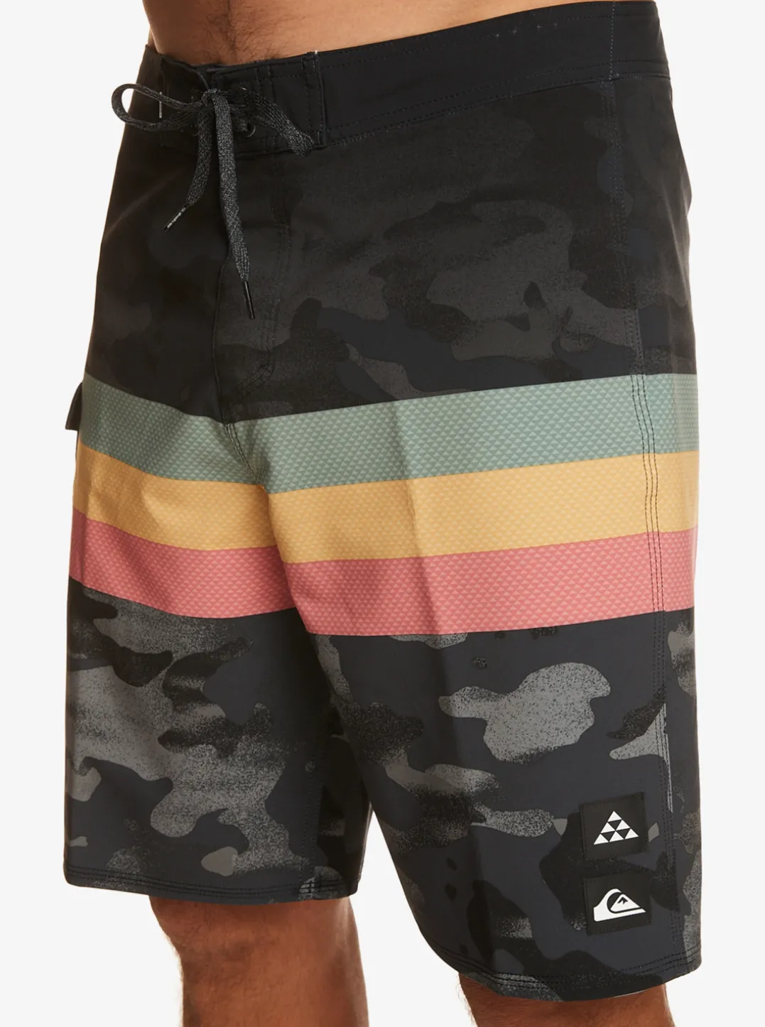 Mens Quiksilver Boardshorts|Surfsilk Hawaii Stripe 20" Boardshorts