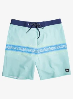 Mens Quiksilver Boardshorts|Surfsilk Mesa Stripe 19" Boardshorts