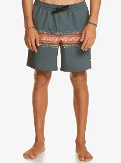 Mens Quiksilver Elastic Waist|Surfsilk Mesa Stripe 17