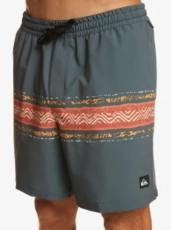 Mens Quiksilver Elastic Waist|Surfsilk Mesa Stripe 17