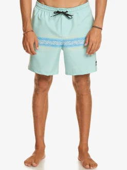 Mens Quiksilver Elastic Waist|Surfsilk Mesa Stripe 17