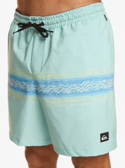 Mens Quiksilver Elastic Waist|Surfsilk Mesa Stripe 17