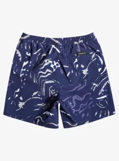 Mens Quiksilver Elastic Waist|Surfsilk Mix 17" Volleys