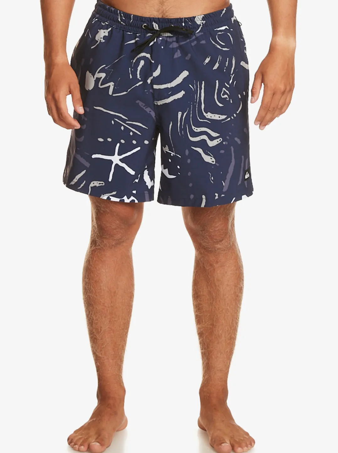 Mens Quiksilver Elastic Waist|Surfsilk Mix 17" Volleys