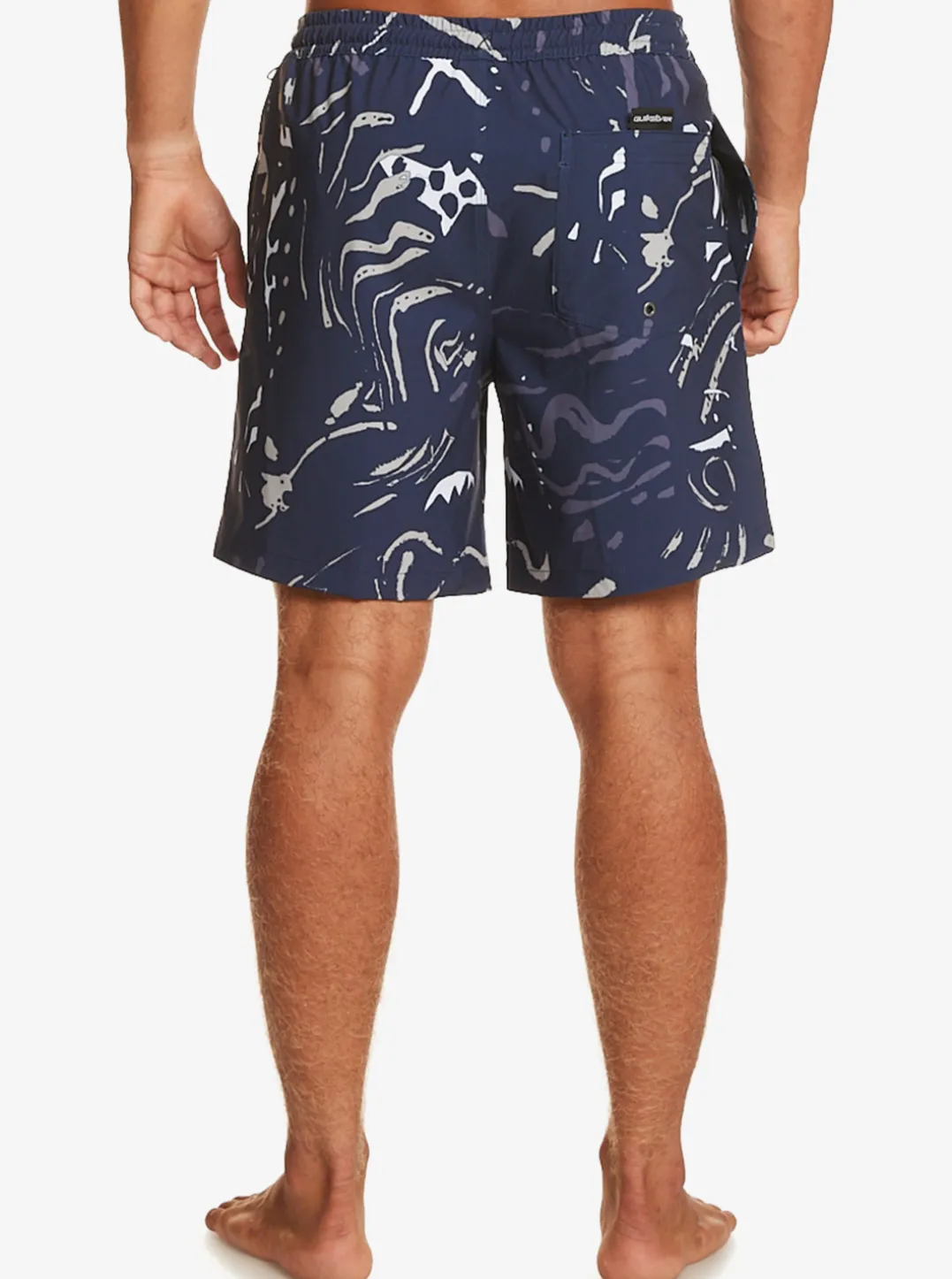 Mens Quiksilver Elastic Waist|Surfsilk Mix 17" Volleys