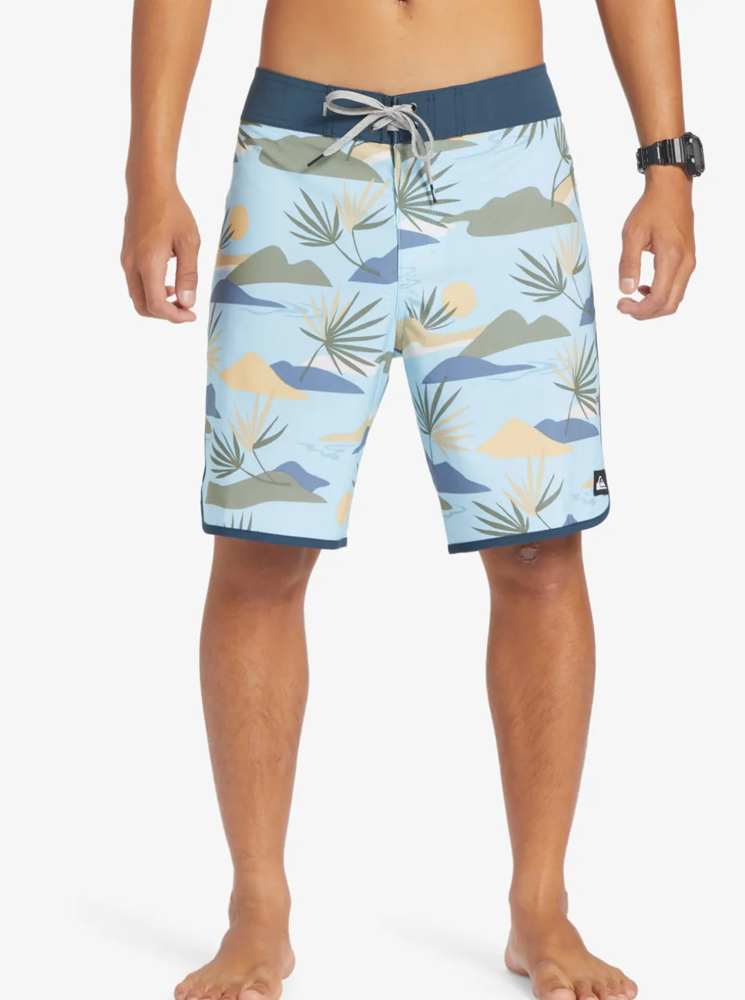 Mens Quiksilver Boardshorts|Surfsilk Scallop 19" Boardshorts