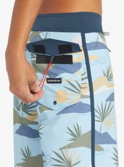 Mens Quiksilver Boardshorts|Surfsilk Scallop 19