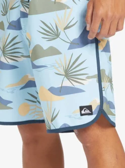 Mens Quiksilver Boardshorts|Surfsilk Scallop 19