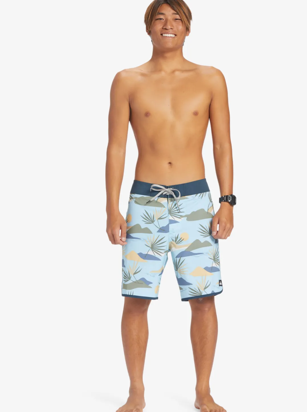 Mens Quiksilver Boardshorts|Surfsilk Scallop 19" Boardshorts