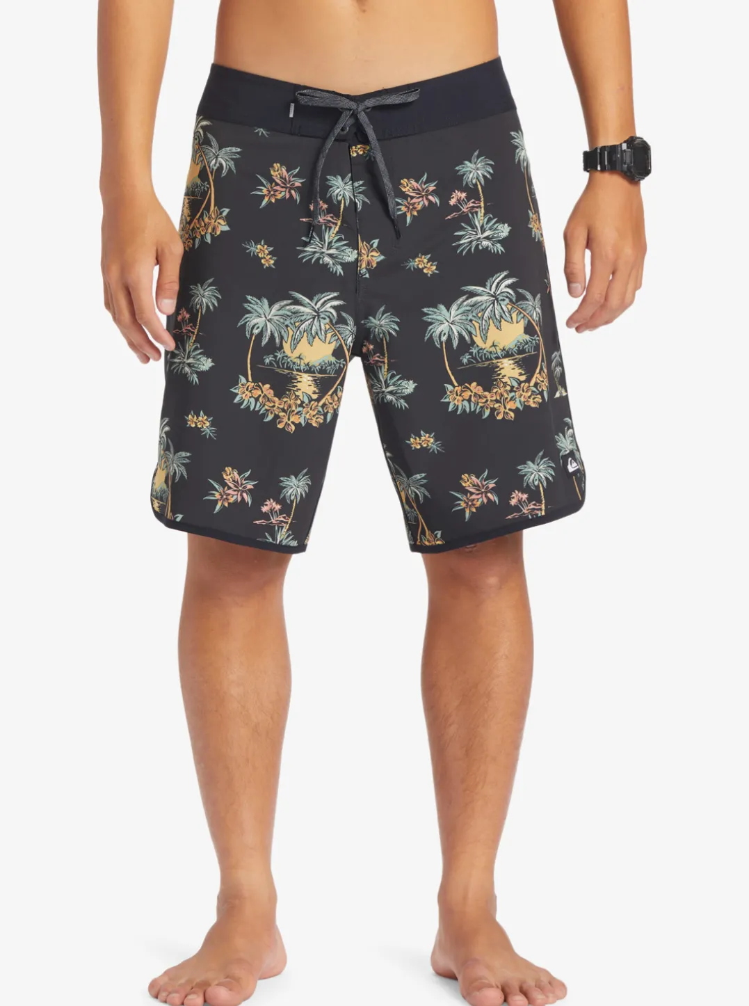 Mens Quiksilver Boardshorts|Surfsilk Scallop 19" Boardshorts