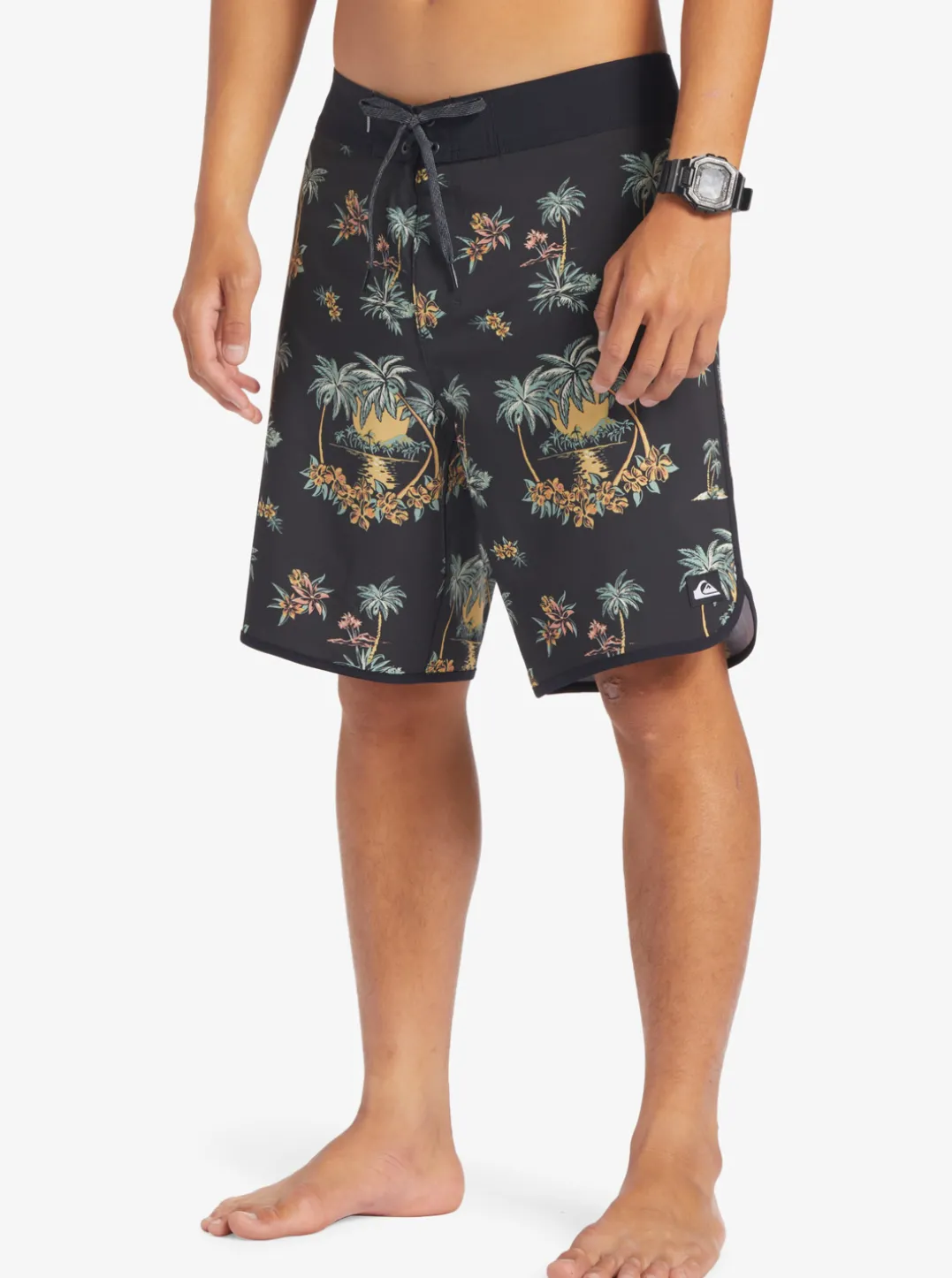 Mens Quiksilver Boardshorts|Surfsilk Scallop 19" Boardshorts