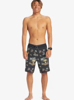 Mens Quiksilver Boardshorts|Surfsilk Scallop 19