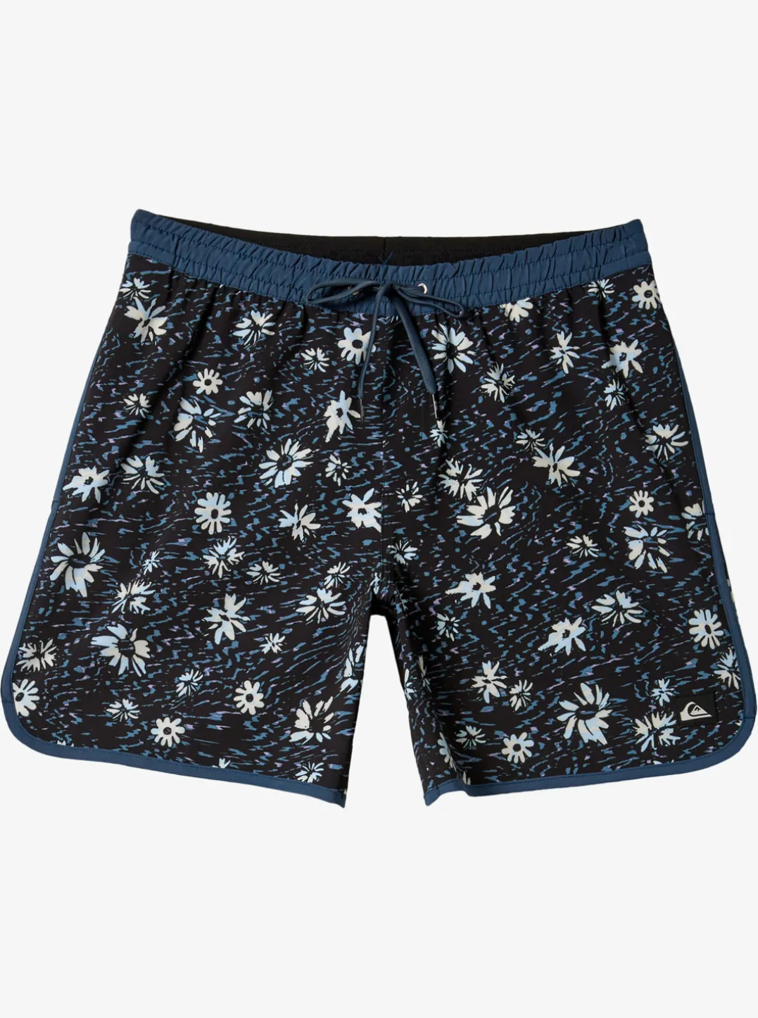 Mens Quiksilver Elastic Waist|Surfsilk Scallop Volley 17" Volleys