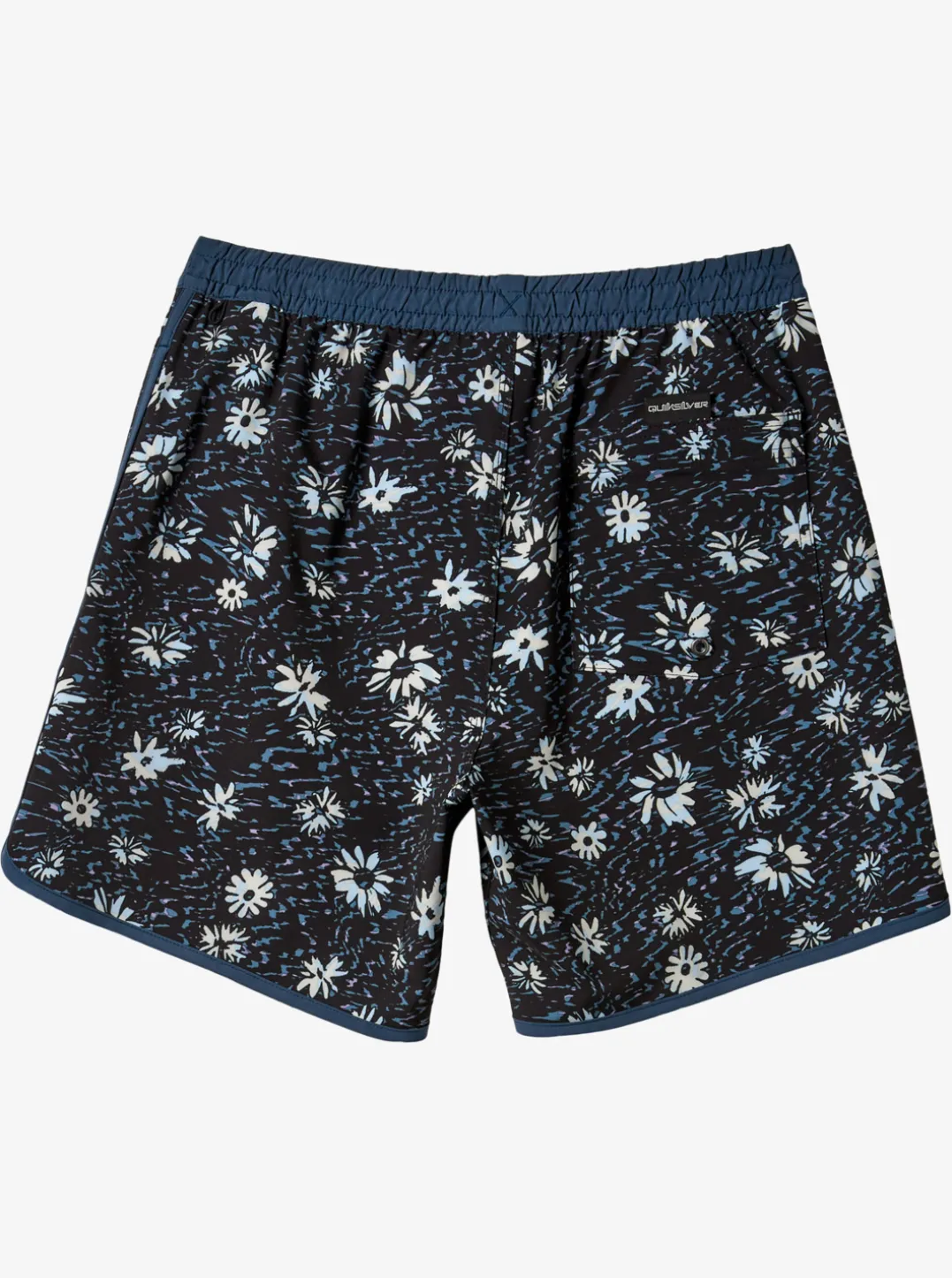 Mens Quiksilver Elastic Waist|Surfsilk Scallop Volley 17" Volleys