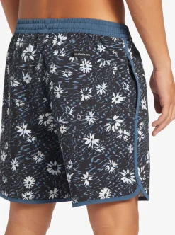 Mens Quiksilver Elastic Waist|Surfsilk Scallop Volley 17