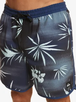 Mens Quiksilver Elastic Waist|Surfsilk Scallop Volley 17
