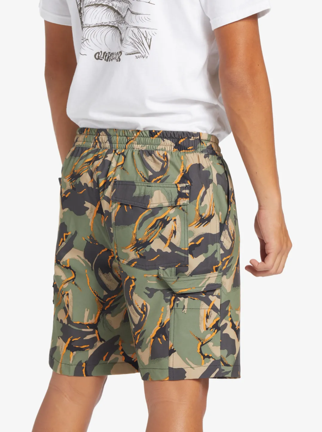 Mens Quiksilver Boardshorts|Taxer Cargo 18" Amphibian Boardshorts