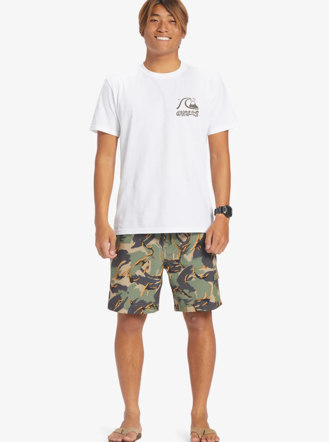 Mens Quiksilver Boardshorts|Taxer Cargo 18" Amphibian Boardshorts