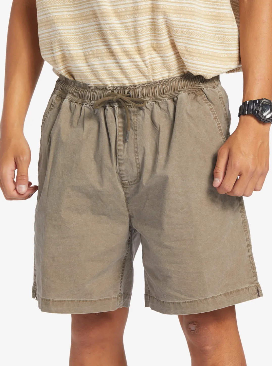 Mens Quiksilver Shorts & Amphibians|Taxer Elastic Waist Shorts