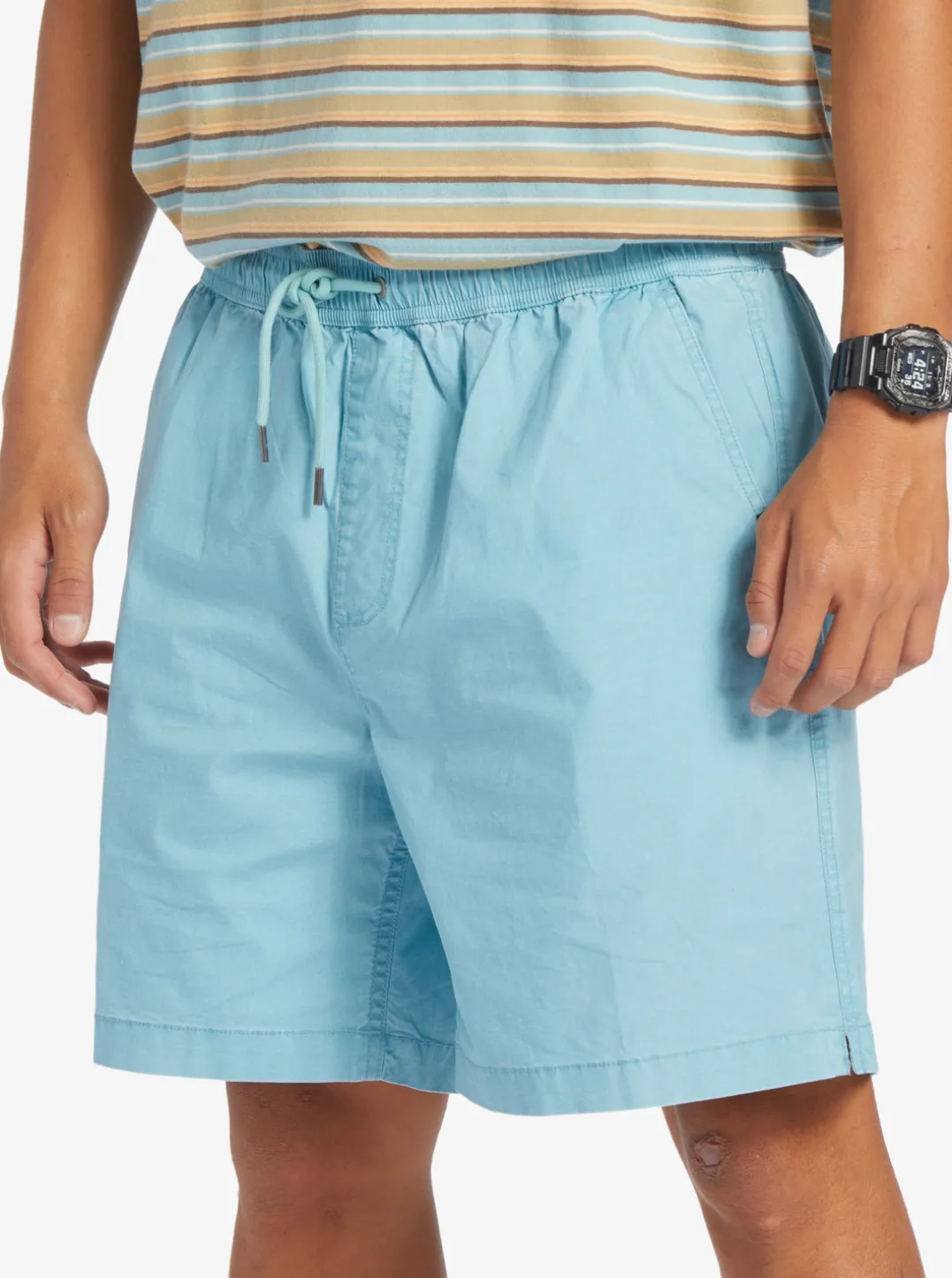 Mens Quiksilver Shorts & Amphibians|Taxer Elastic Waist Shorts