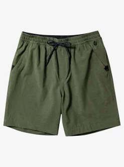 Mens Quiksilver Boardshorts|Taxer Heather 18" Amphibian Boardshorts