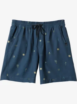 Mens Quiksilver Boardshorts|Taxer Print 18" Amphibian Boardshorts
