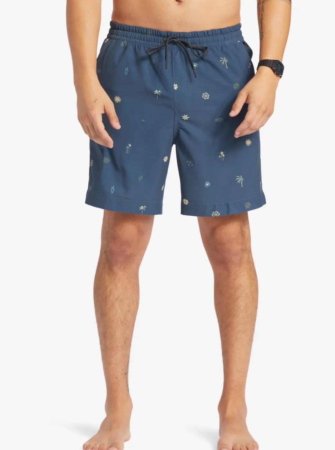 Mens Quiksilver Boardshorts|Taxer Print 18" Amphibian Boardshorts
