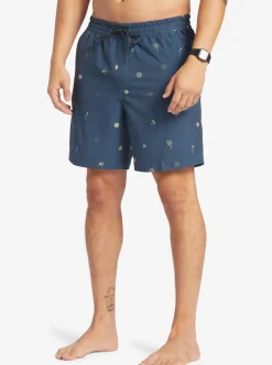 Mens Quiksilver Boardshorts|Taxer Print 18
