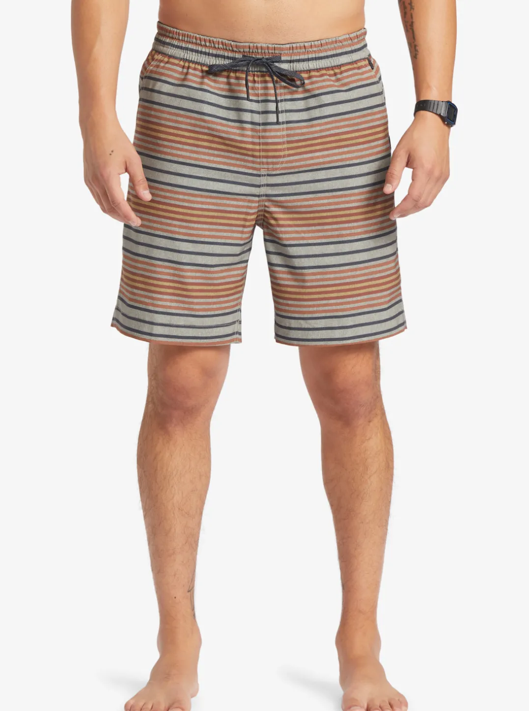 Mens Quiksilver Boardshorts|Taxer Print 18" Amphibian Boardshorts