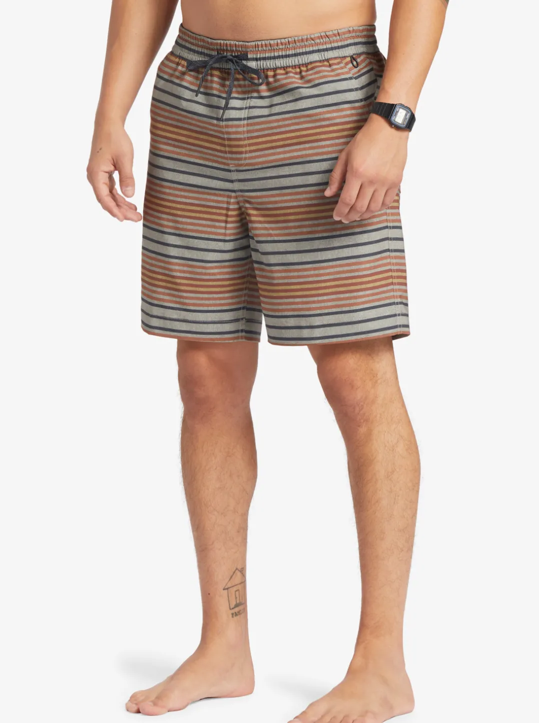 Mens Quiksilver Boardshorts|Taxer Print 18" Amphibian Boardshorts