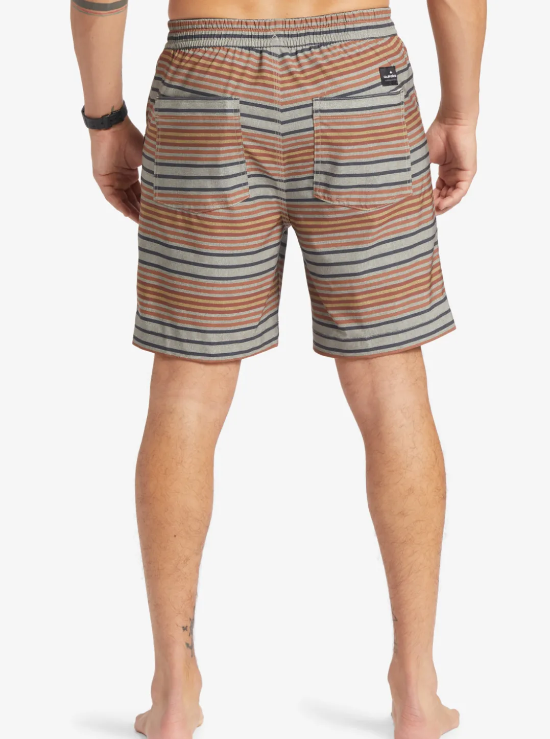 Mens Quiksilver Boardshorts|Taxer Print 18" Amphibian Boardshorts