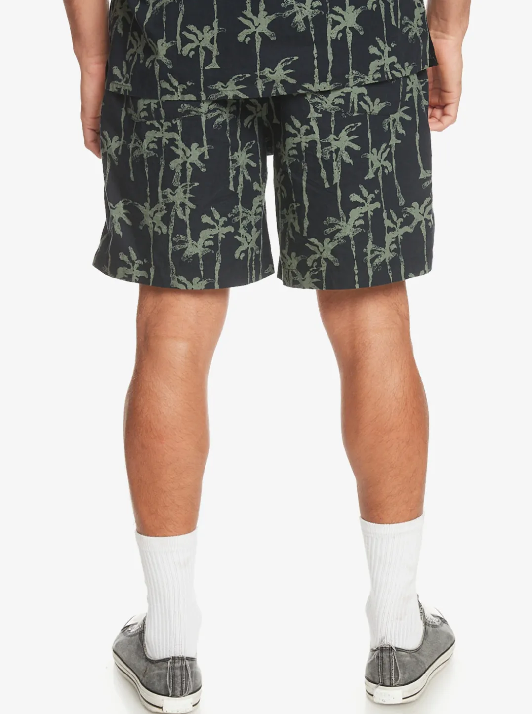 Mens Quiksilver Shorts & Amphibians|Taxer Print Elastic Waist Shorts
