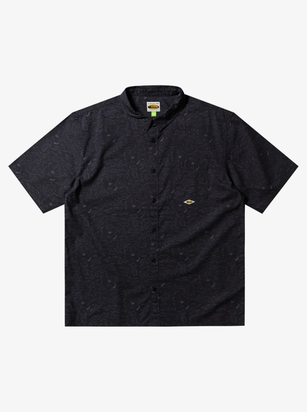 Mens Quiksilver Shirts & Polos|The Saturn Short Sleeve Shirt